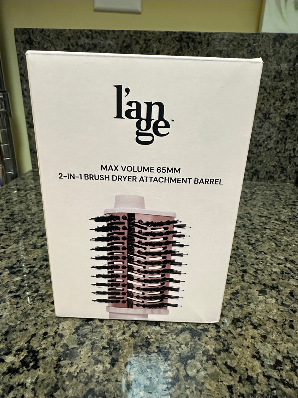 Lange 2-in-1 Brush Dryer Attachment Barrel in Pink and Black